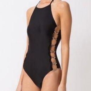 Amir Slama Ring Detail Swimsuit Size Small